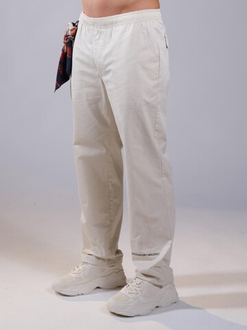 Alessandro Magno Loosefit Hose 'FASHION' in Weiß