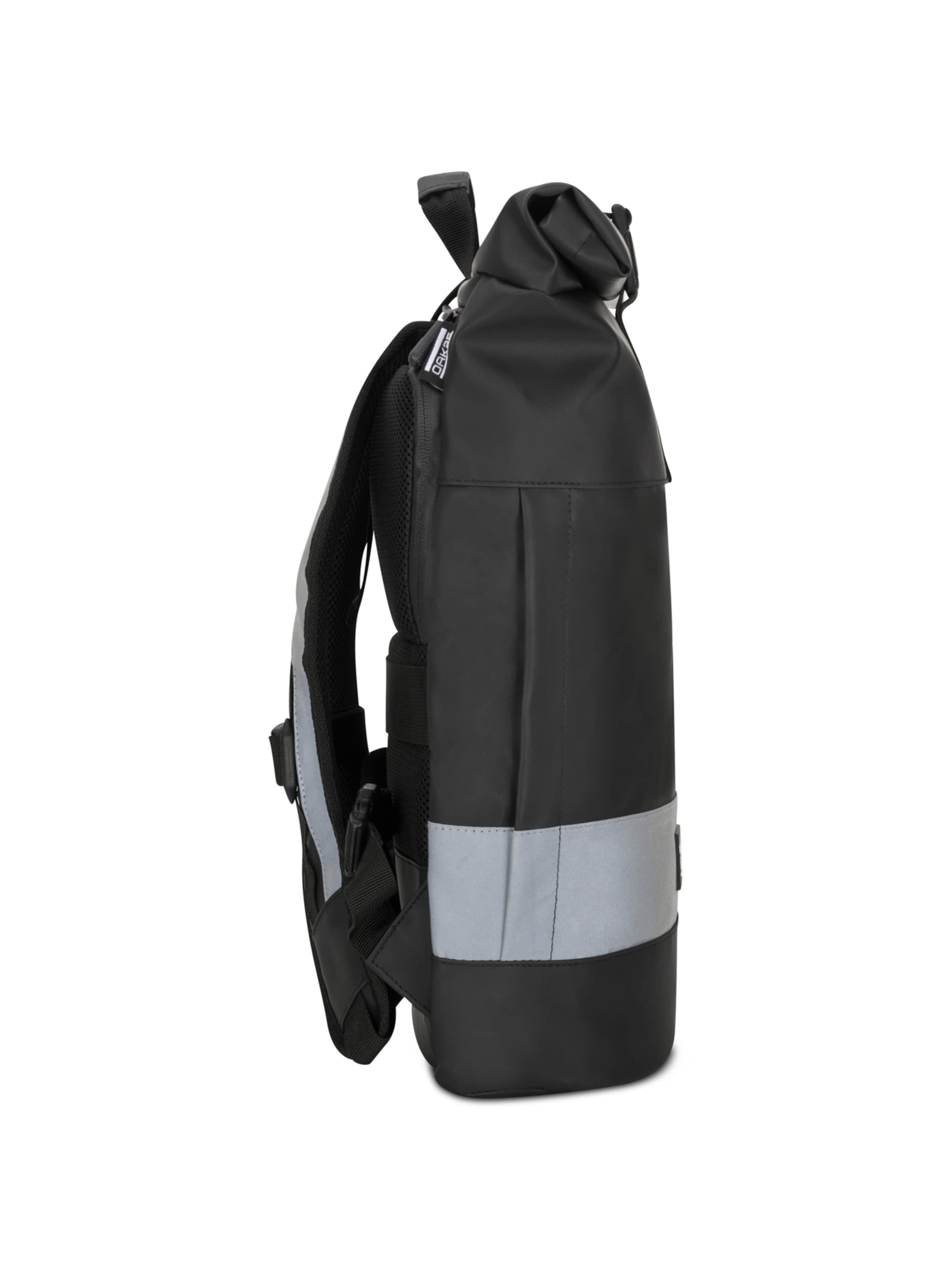 Zaino 'Everyday Rolltop Bike' di OAK25 in nero