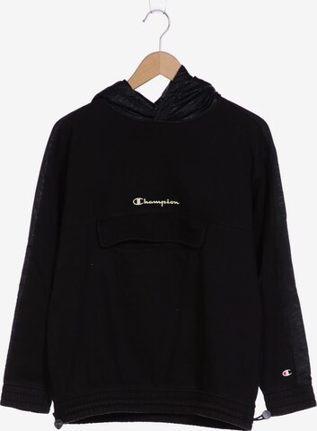 Champion Sweatshirt & Zip-Up Hoodie in S in Black: front