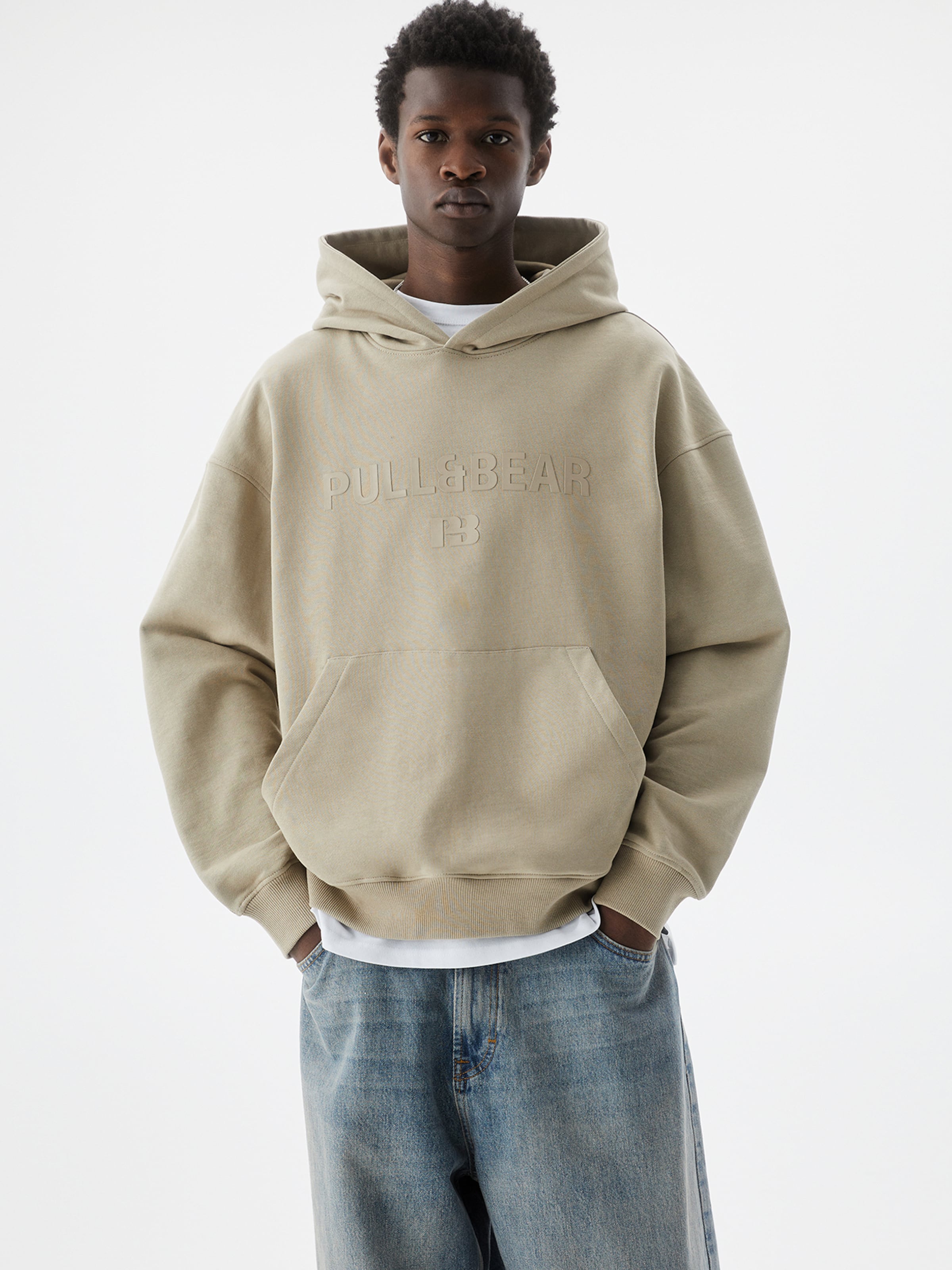 Hoodie basic pull and bear sale
