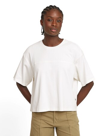 G-STAR Shirt 'G-Script' in Wit: voorkant