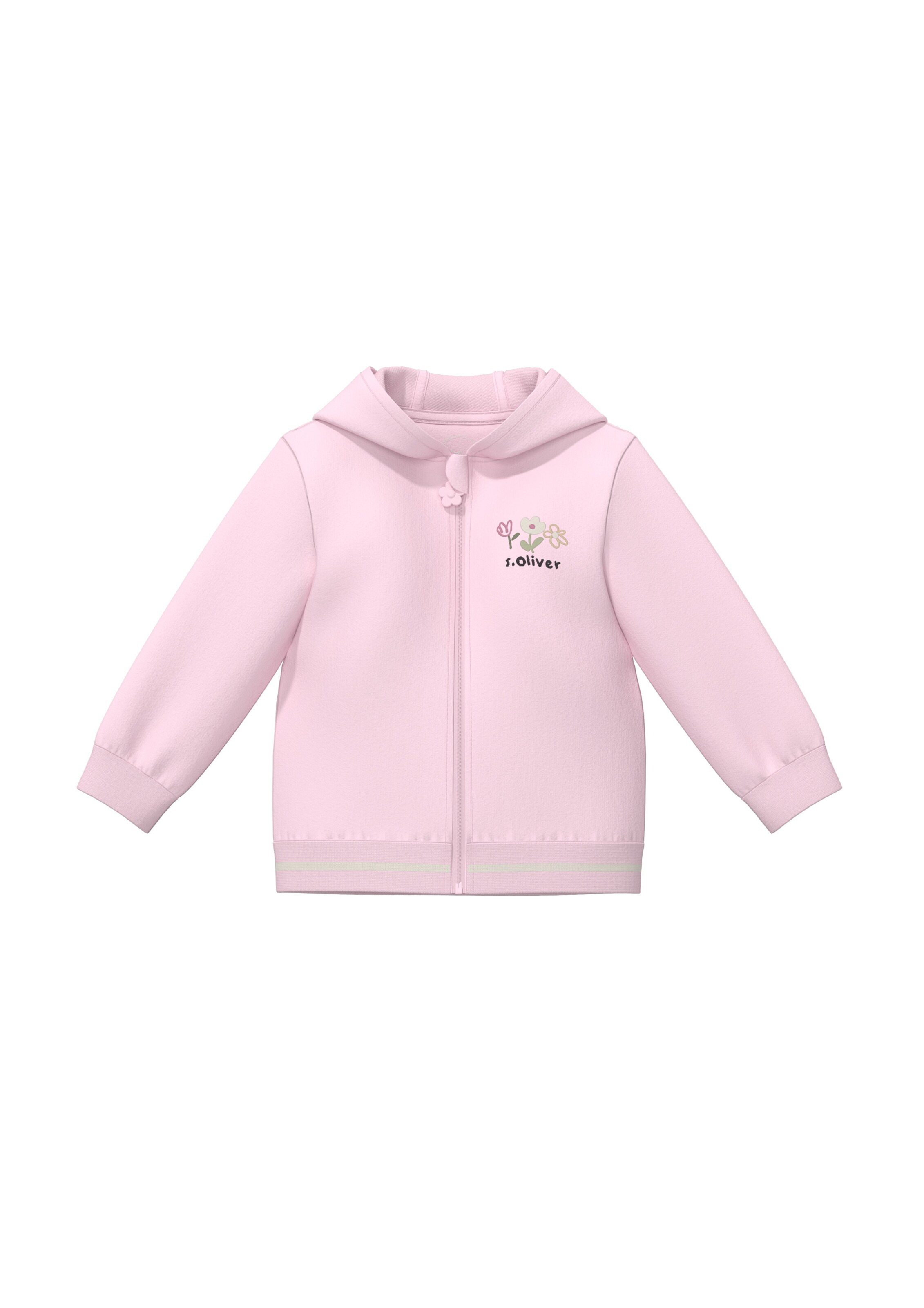 Veste de survêtement s.Oliver en rose : devant