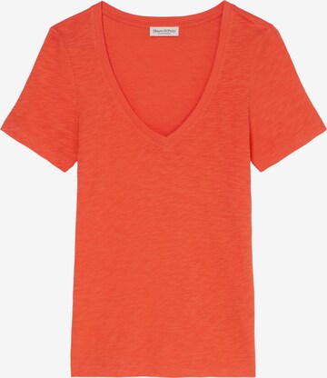 T-shirt Marc O'Polo en orange : devant