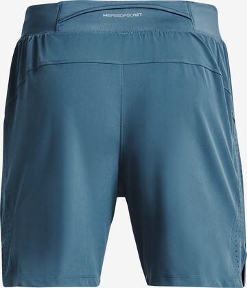 UNDER ARMOUR Regular Workout Pants 'Launch Elite 7' in Blue