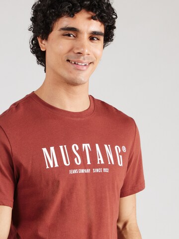 MUSTANG Shirt 'Austin' in Red