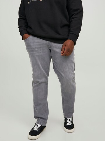 Coupe slim Jean JACK & JONES en gris : devant