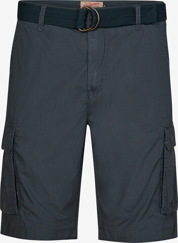 Petrol Industries Regular Cargo Pants in Grey: front