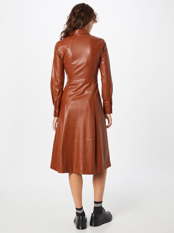 Sisley Shirt Dress in Brown