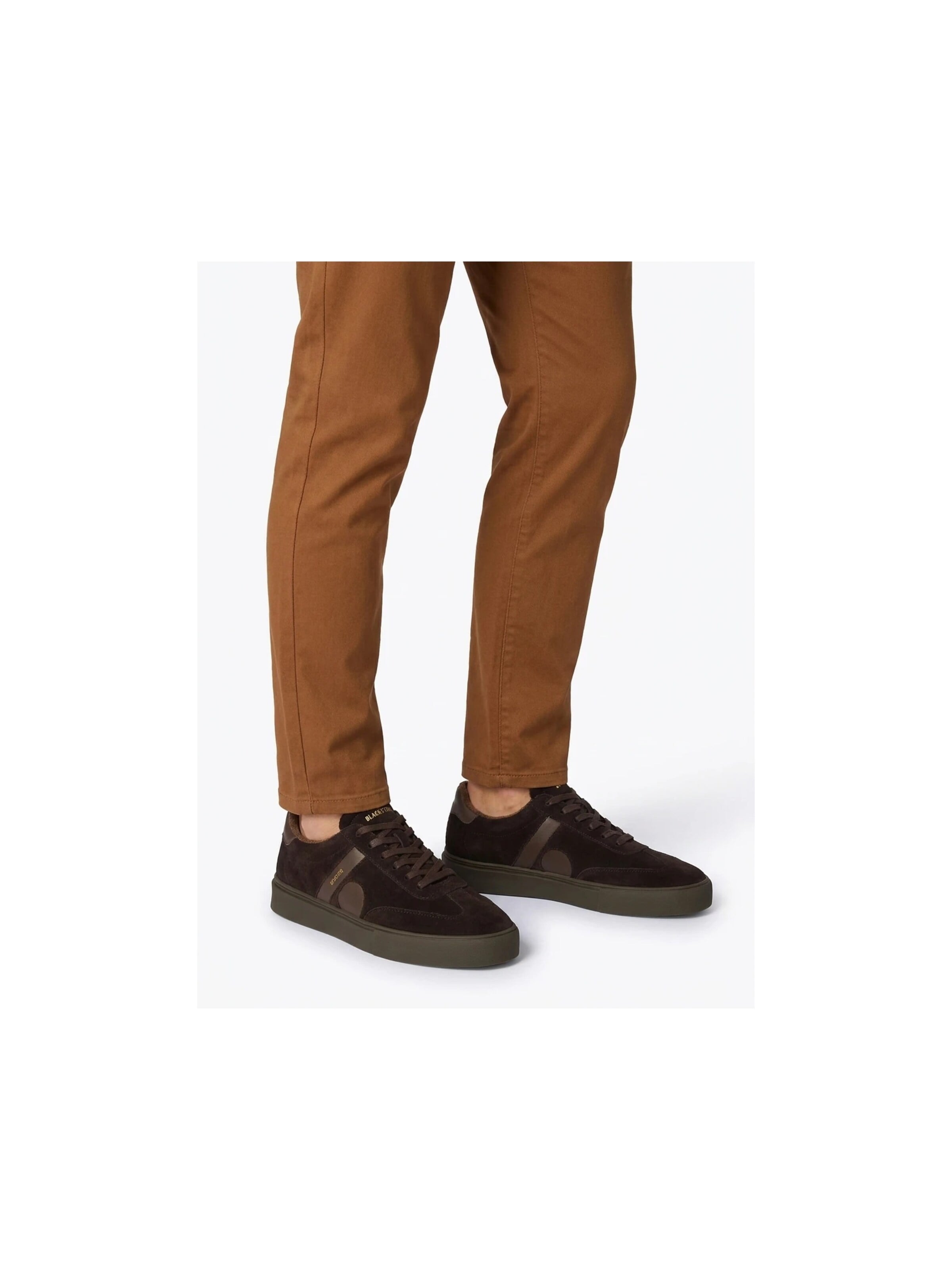 BLACKSTONE Låg sneaker 'QUARTZ AUDEN' i brun