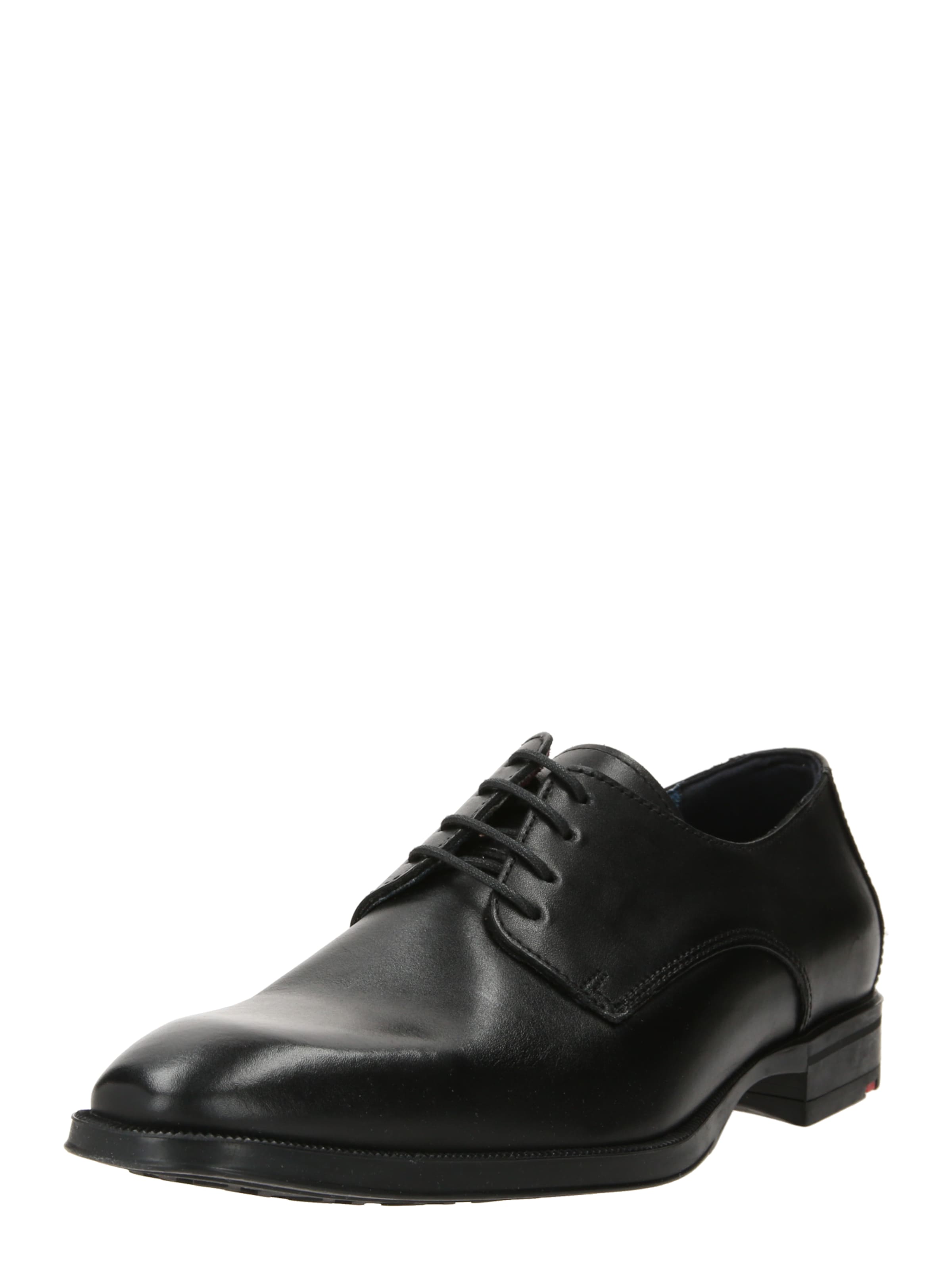 LLOYD Buty sznurowane 'Gideon' w kolorze czarny: przód