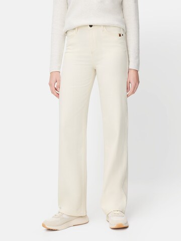 CAMEL ACTIVE Wide Leg 5 Pocket Wide Leg Denim in Weiß: Vorderseite