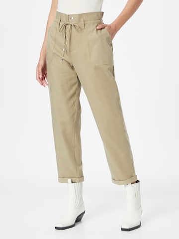 ZABAIONE - Tapered Pantalón 'Donia' en verde: frente