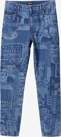 Desigual Tapered Jeans i blå: framsida