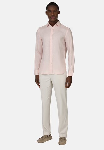 Coupe regular Chemise Boggi Milano en rose