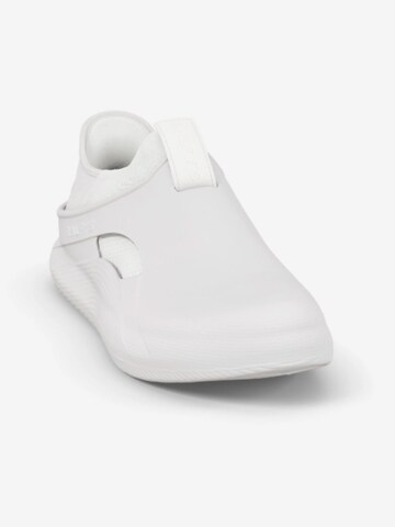 RALFY'S Classic Flats 'N1 Combo' in White: front