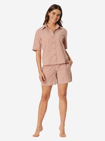 SCHIESSER Pyjama 'Selected Premium' in Oranje