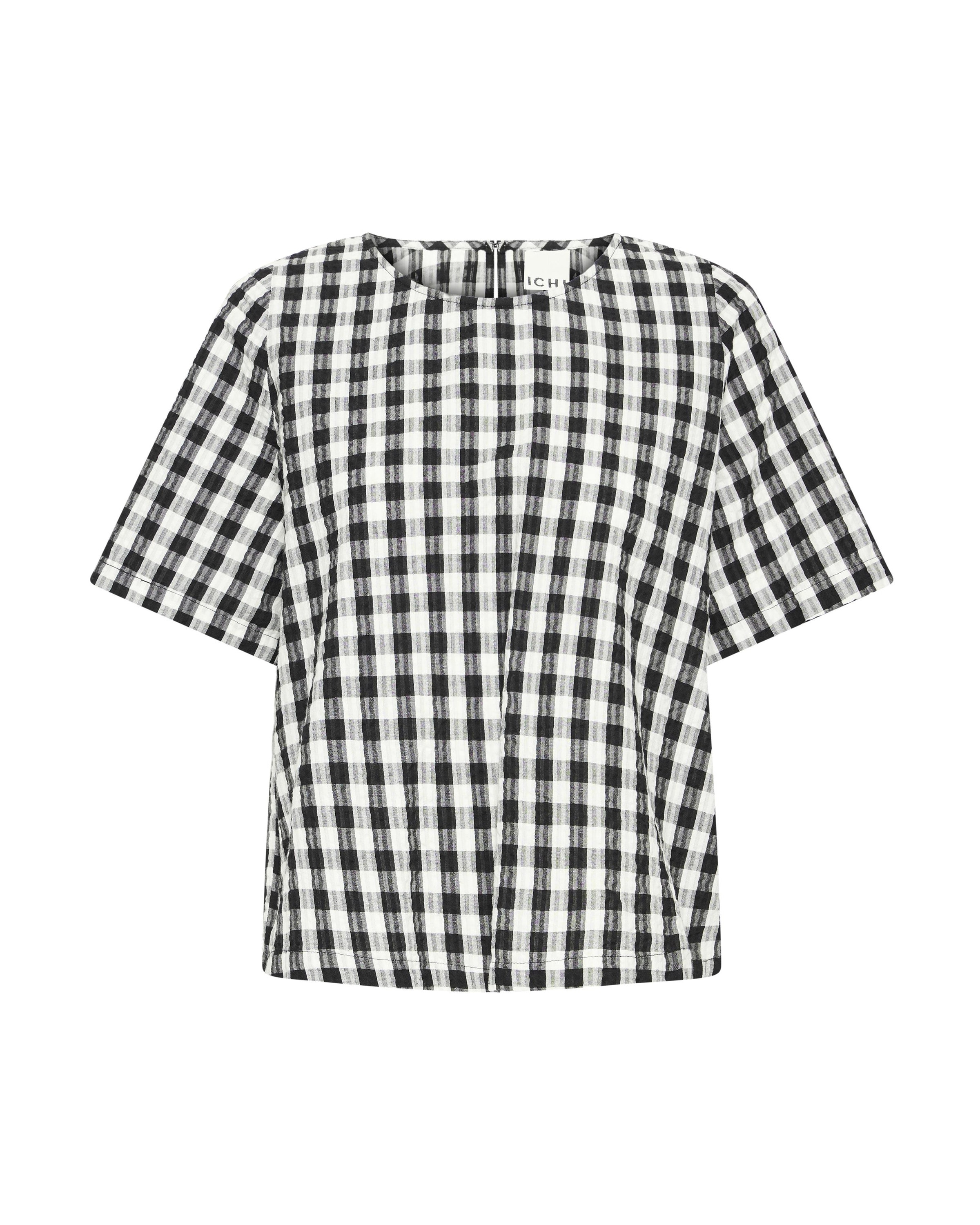 ICHI Blouse 'IHKarra' in Zwart: voorkant
