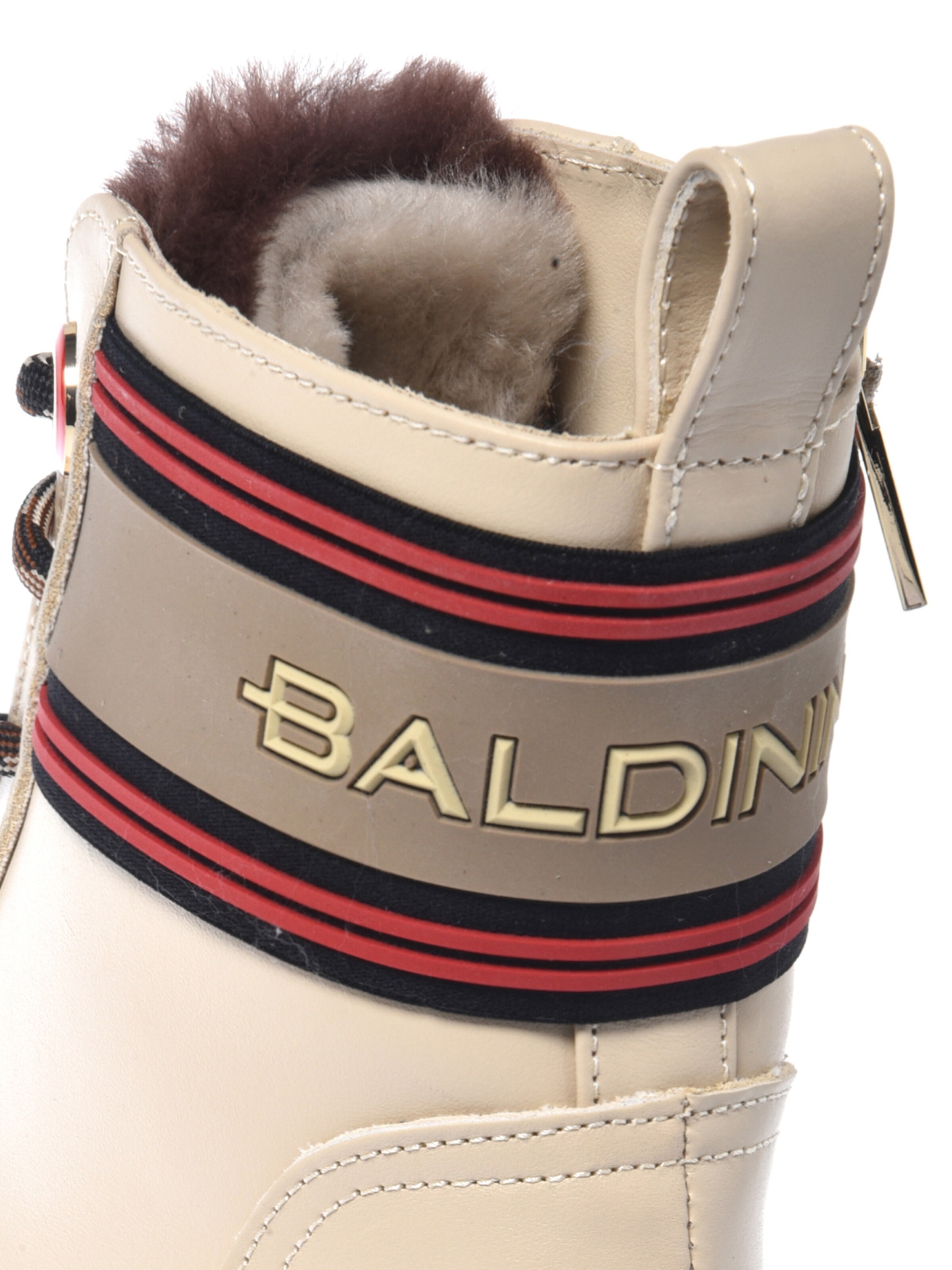 BALDININI Lace-up bootie in Beige