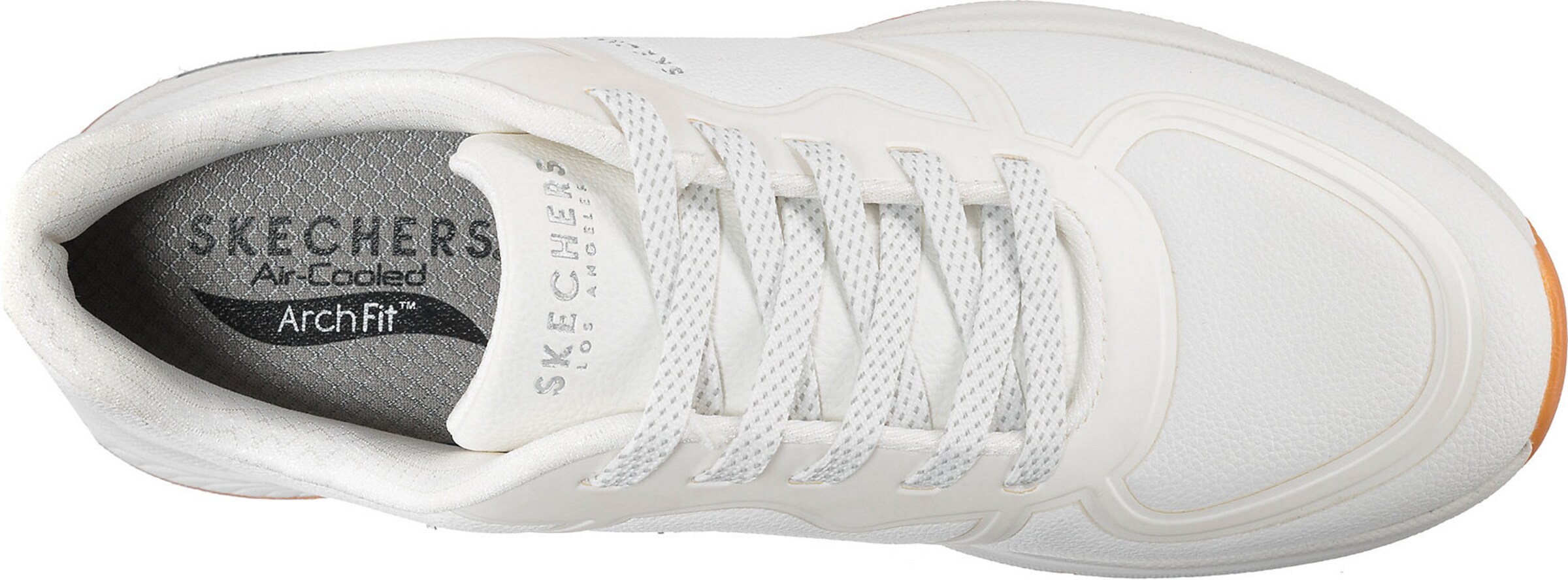 SKECHERS Platform trainers in White