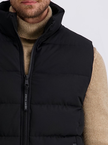 PIERRE CARDIN Weste in Schwarz
