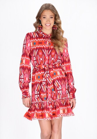 IZIA - Vestido en rosa: frente