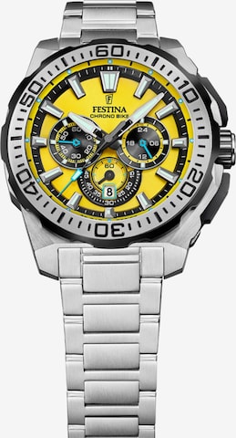 Montre à affichage analogique FESTINA en jaune : devant