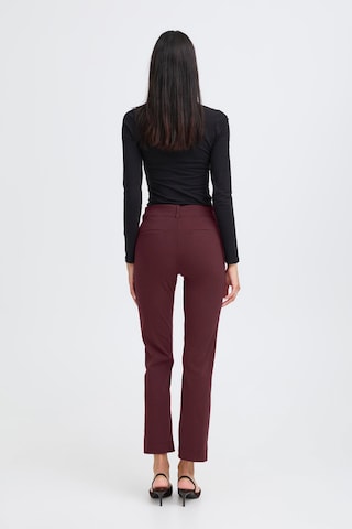 b.young - Slimfit Calças chino 'BYDixi' em vermelho