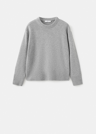 MANGO Pullover in graumeliert, Produktansicht