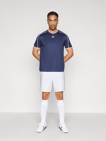UNDER ARMOUR Functioneel shirt 'Challenger Train SS' in Blauw