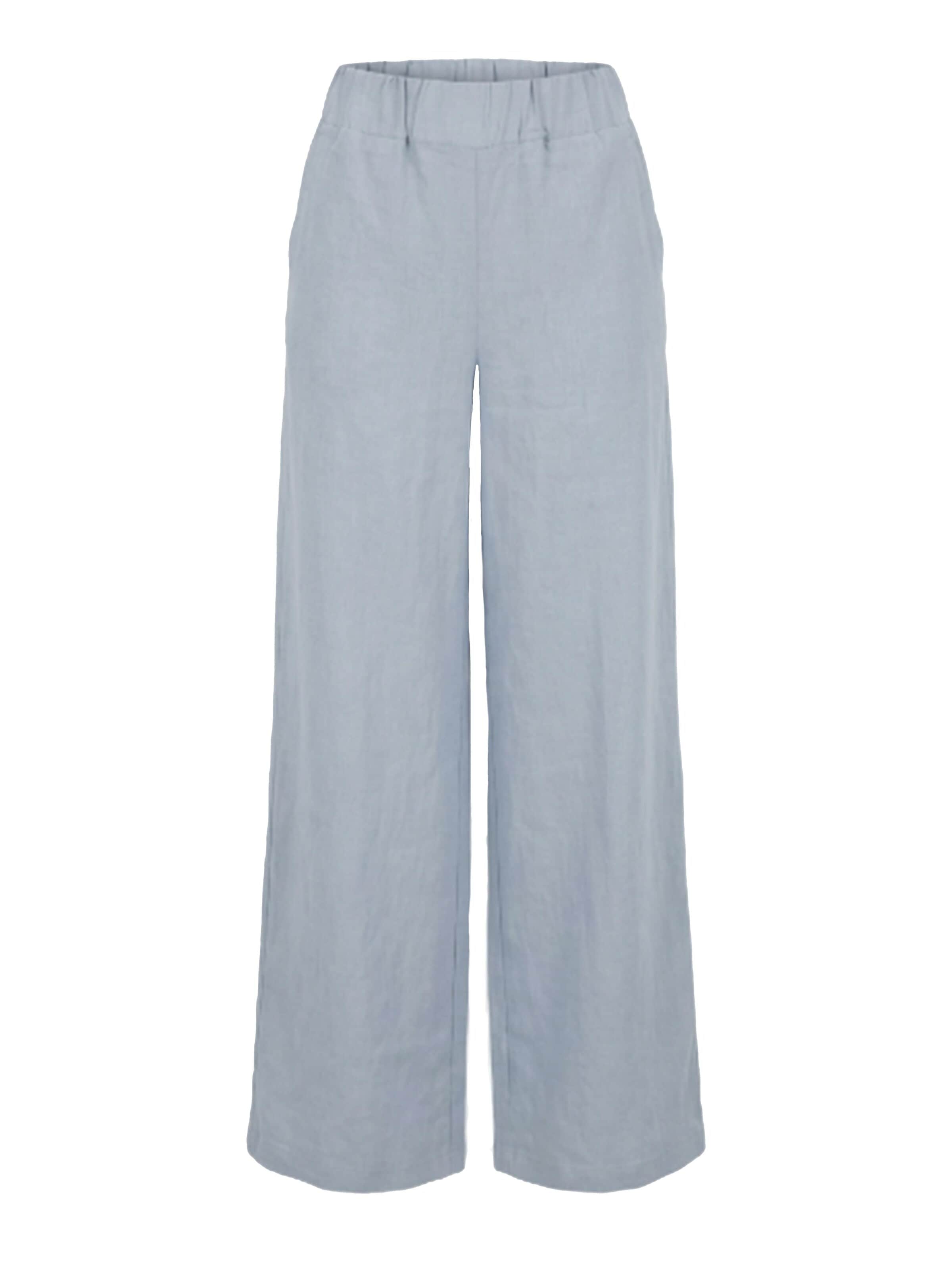 Honnête Atelier Wide leg Trousers 'Nina trousers' in Blue: front
