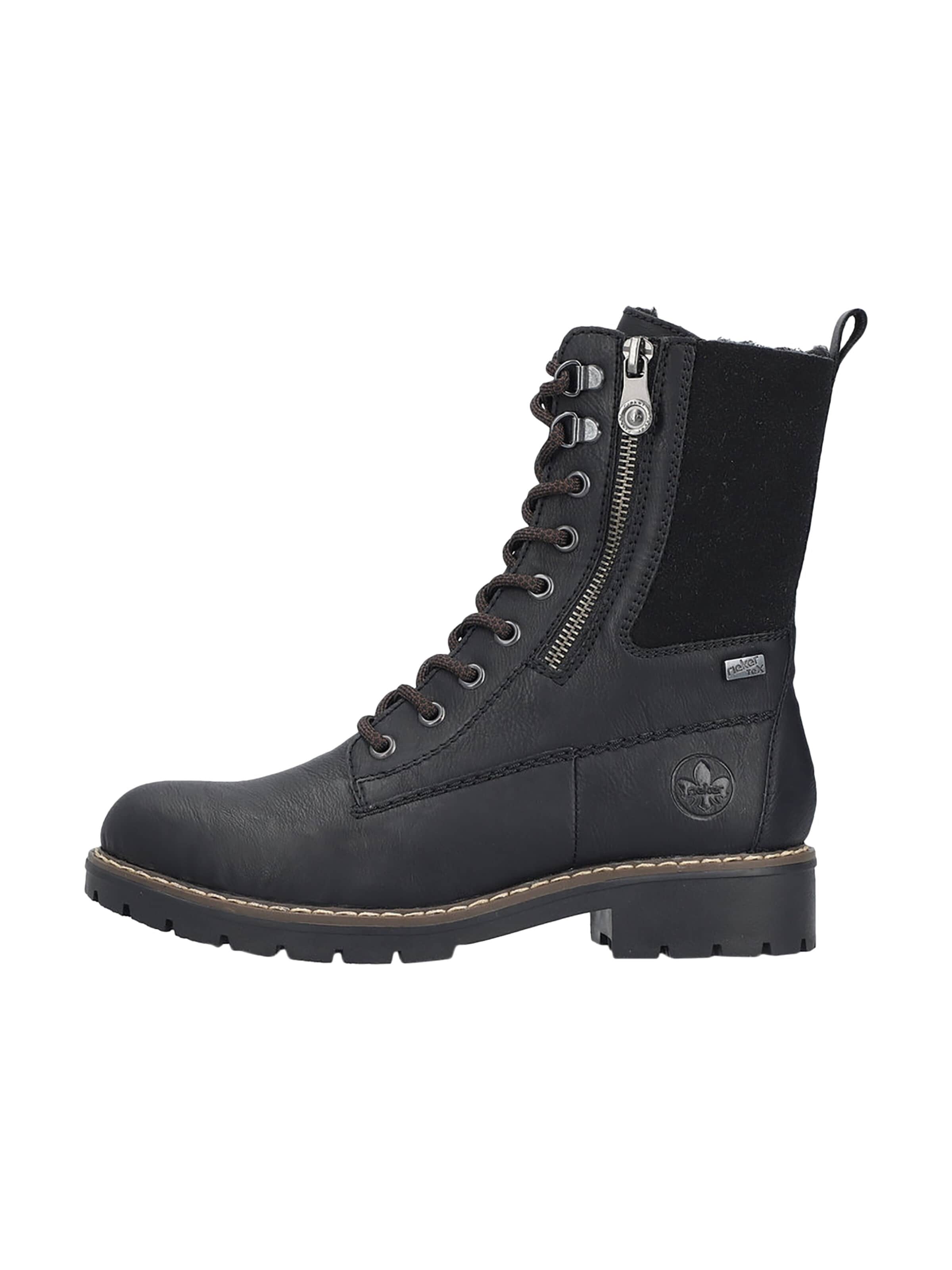 Bottines Rieker en noir : devant