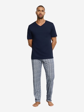 Hanro Shirt ' Night & Day ' in Blue