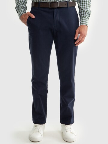 BIG STAR Regular Chino 'Trevor' in Blauw: voorkant