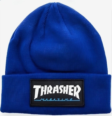 Bonnet 'LOGO PATCH BEANIE' THRASHER en bleu : devant