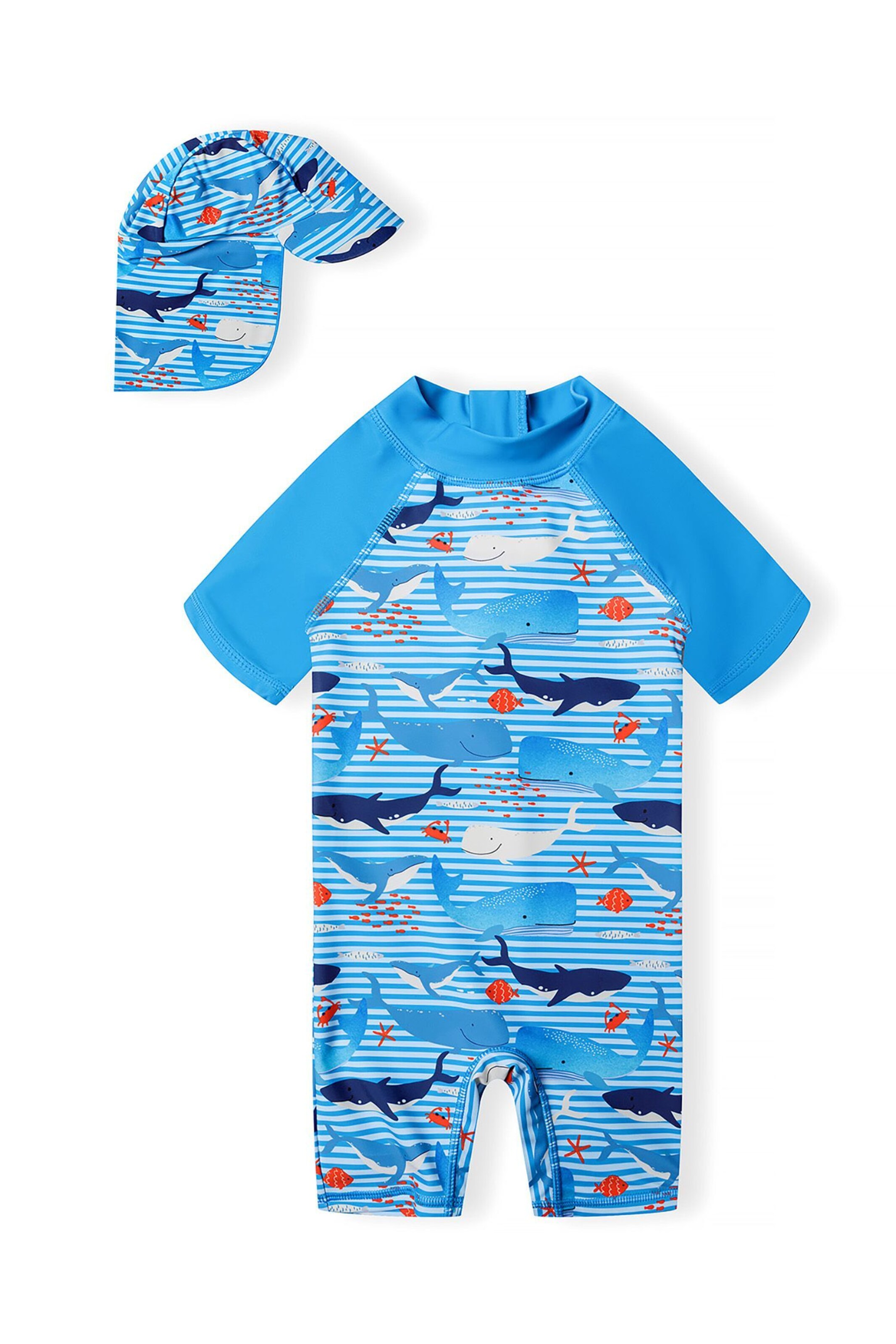 MINOTI UV-beskyttelse i blå: forside