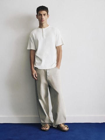 Pull&Bear Majica | bela barva