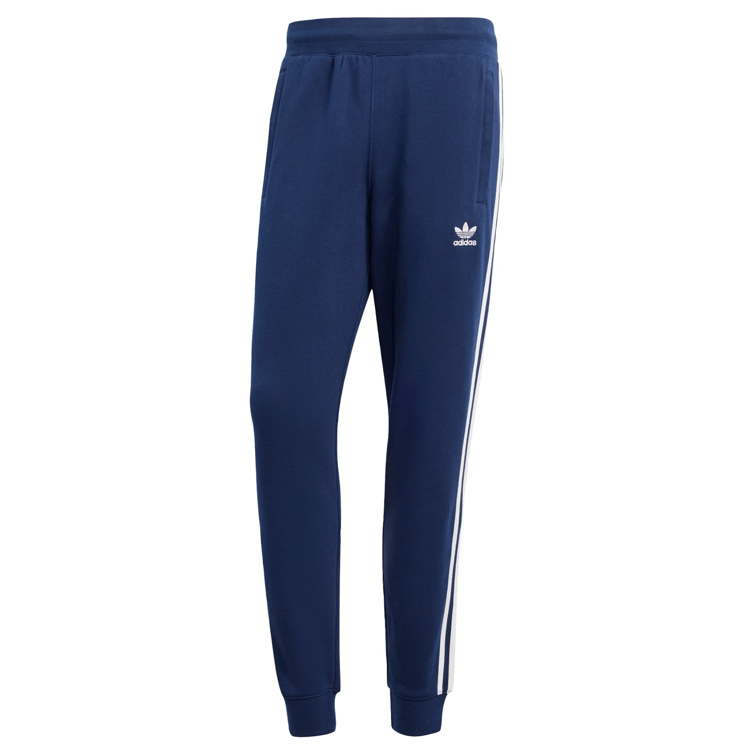 Tapered Pantaloni 'Adicolor' de la ADIDAS ORIGINALS pe albastru: față