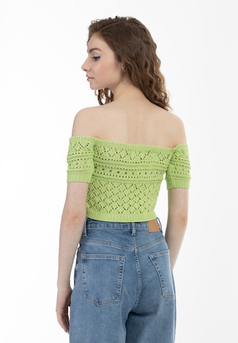 MYMO Knitted top in Green