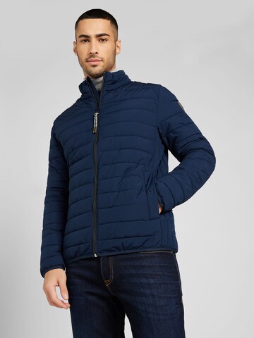 FYNCH-HATTON Between-Season Jacket in Blue: front