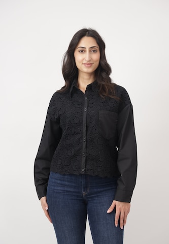 CHERRY KOKO Blouse in Zwart: voorkant