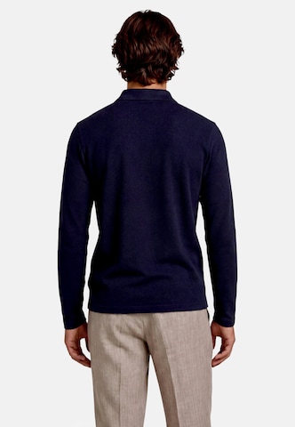 zero Sweatshirt mit Kragen in Blau