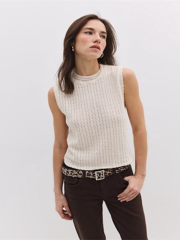 No Matter What Top – béžová