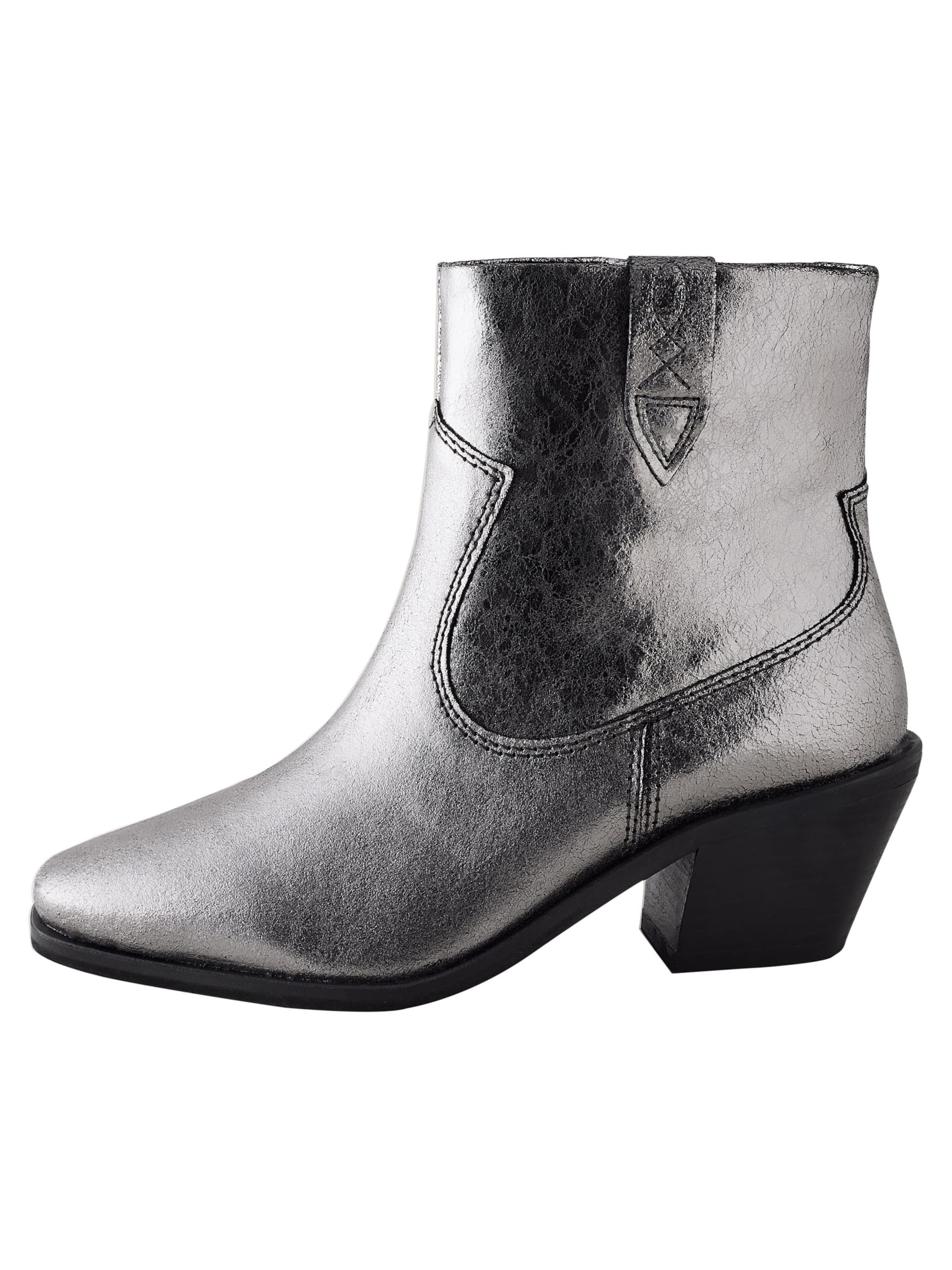 Next Καουμπόικη μπότα 'Forever Comfort®' σε ασημί: μπροστά