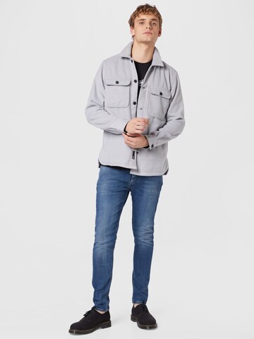 Only & Sons Regular fit Between-Season Jacket 'ASH' in Grey