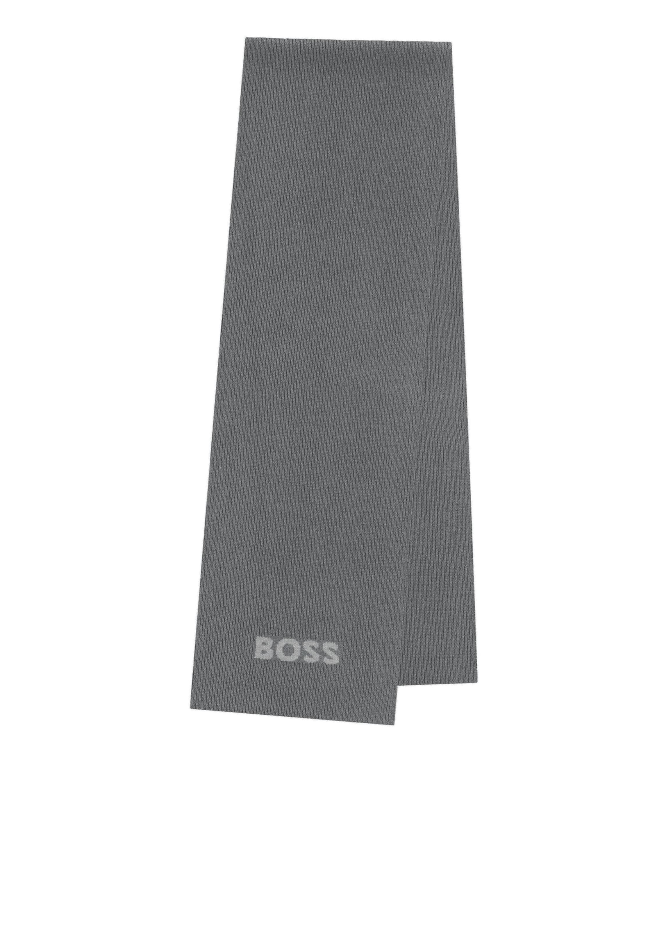 BOSS Sjaal 'Elios' in Grijs: voorkant