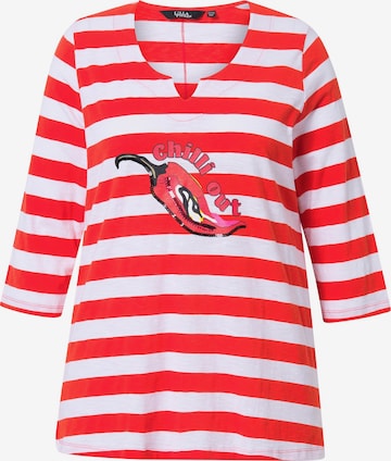 Ulla Popken Shirt in Rot: Vorderseite