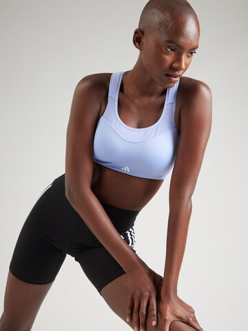 ADIDAS PERFORMANCE Bralette Sports bra in Blue: front