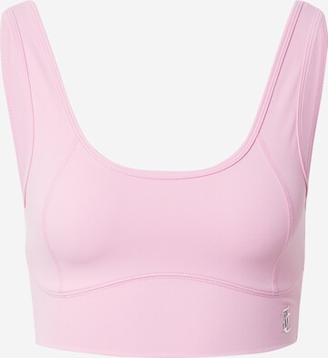 Sutien sport 'LAZLO' de la Juicy Couture Sport pe roz: față