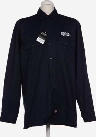 DICKIES Button Up Shirt in S in Blue: front