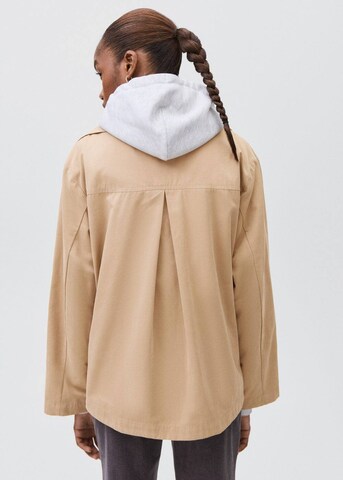MANGO TEEN Mantel 'Capa' in Beige